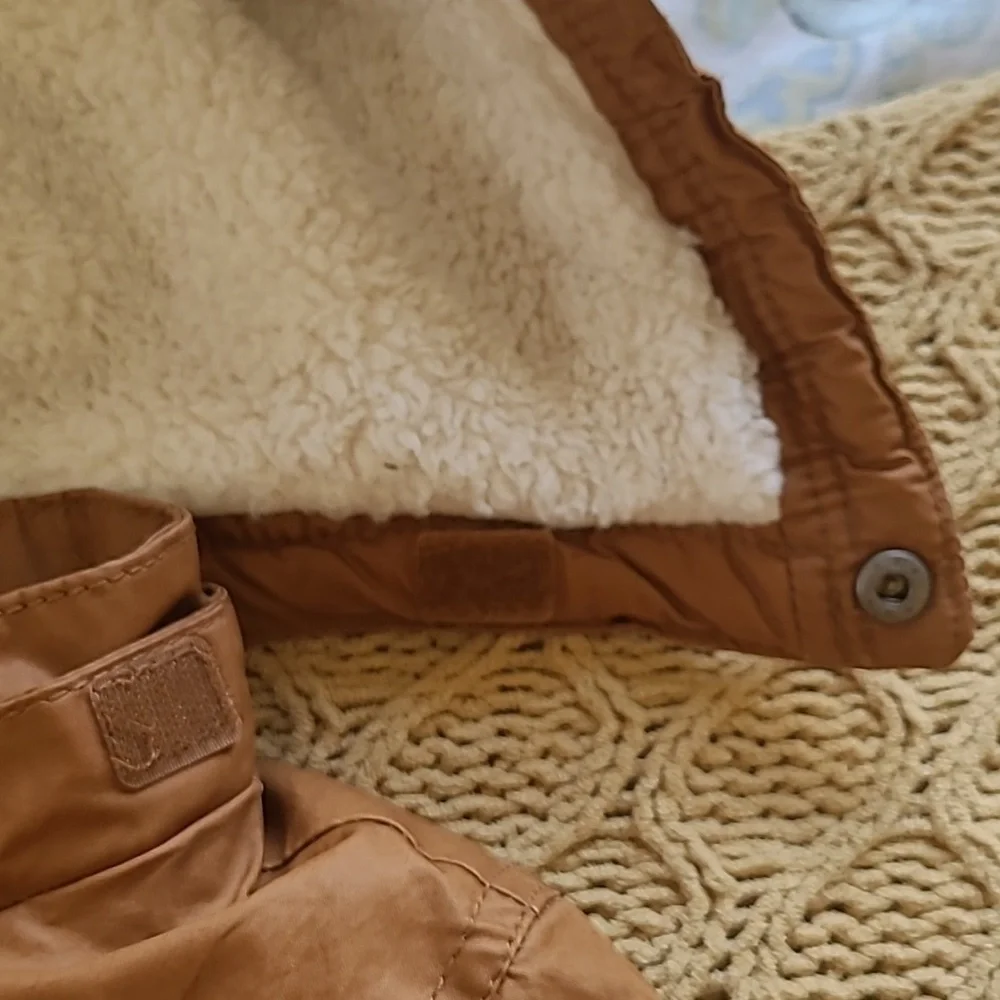 H&M Toddler Coated Faux Shearling-Lined Jacket - Size 2T